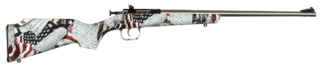 Crickett Youth .22 LR Bolt Action Rifle - 16.12" - Flag Stock